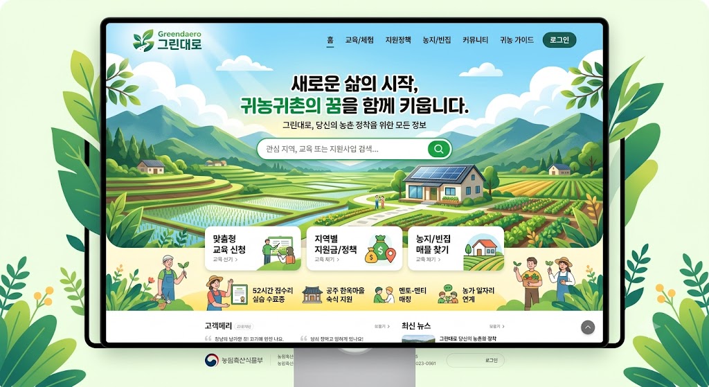 2026년귀농정착지원금